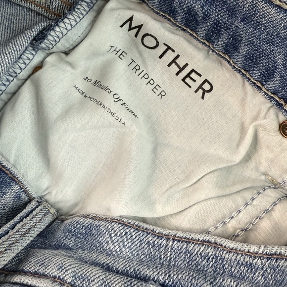 Mother Superior The Tripper 20 Minutes of Fame Light Wash Denim Jeans Size 26 - Picture 14 of 16